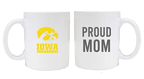 Iowa Hawkeyes Proud Mom Ceramic Coffee Mug - White