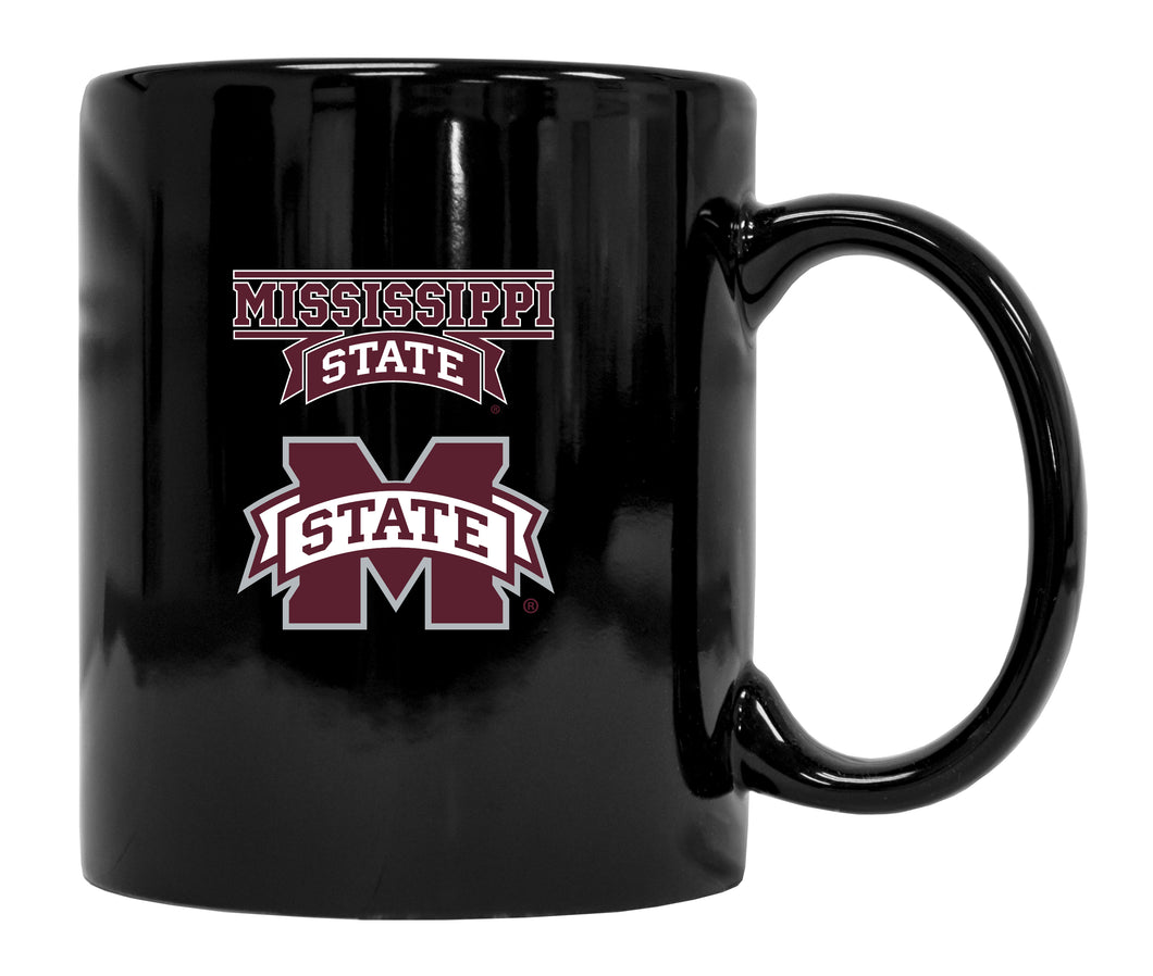 Mississippi State Bulldogs Black Ceramic NCAA Fan Mug 2-Pack (Black)