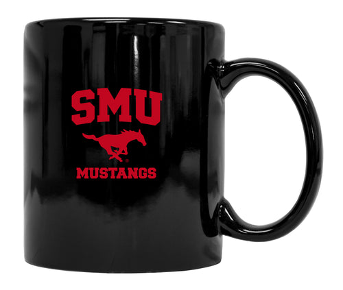 Southern Methodist University Black Ceramic NCAA Fan Mug 2-Pack (Black)