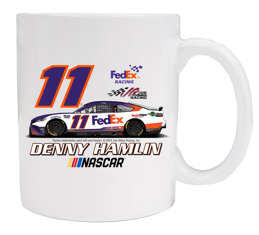 #11 Denny Hamlin Ceramic Mug Car Design