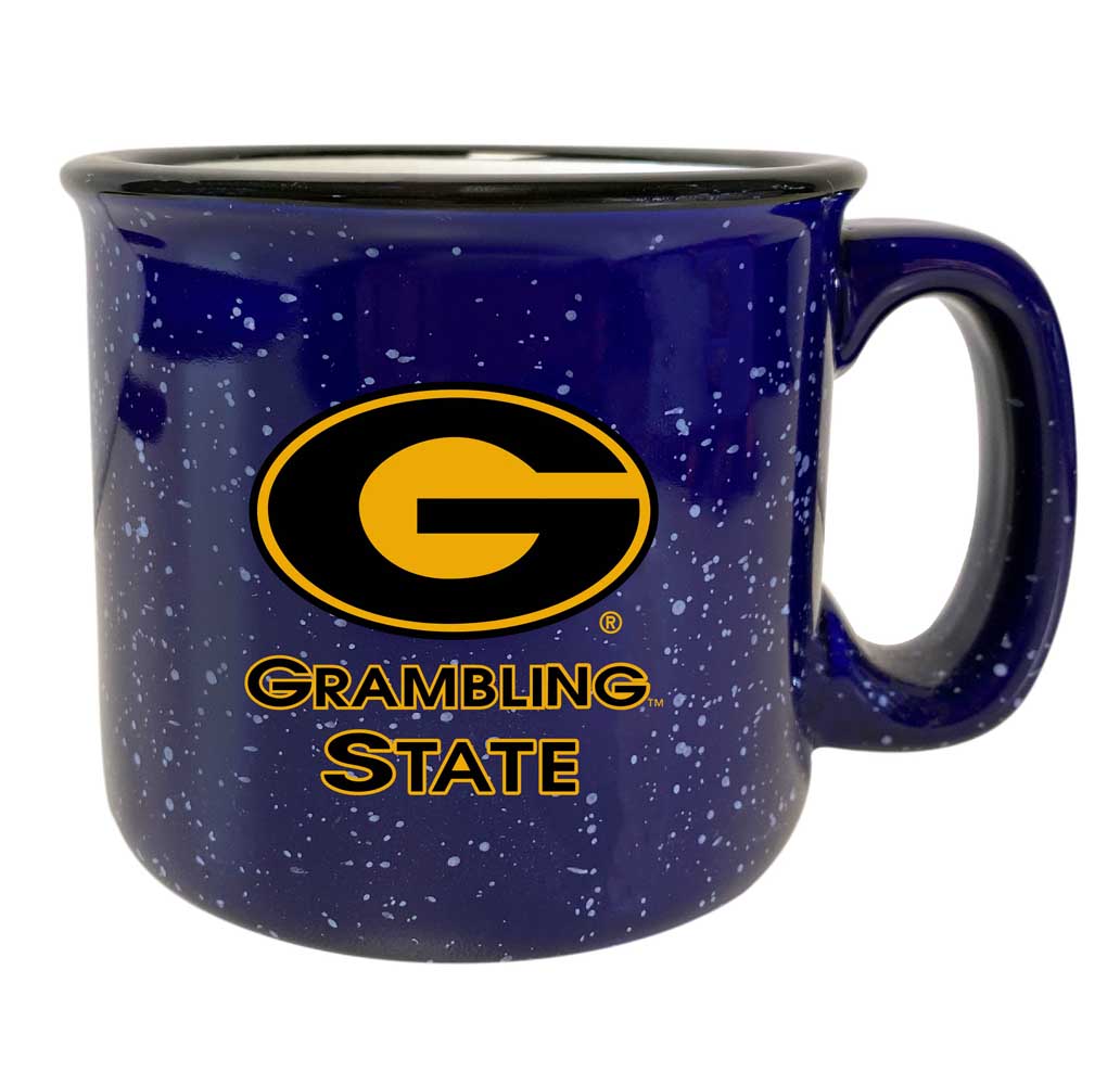 Grambling State Tigers Speckled Ceramic Camper Coffee Mug - Choose Your Color