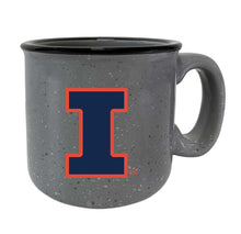 Load image into Gallery viewer, Illinois Fighting Illini Speckled Ceramic Camper Coffee Mug (Choose Your Color).
