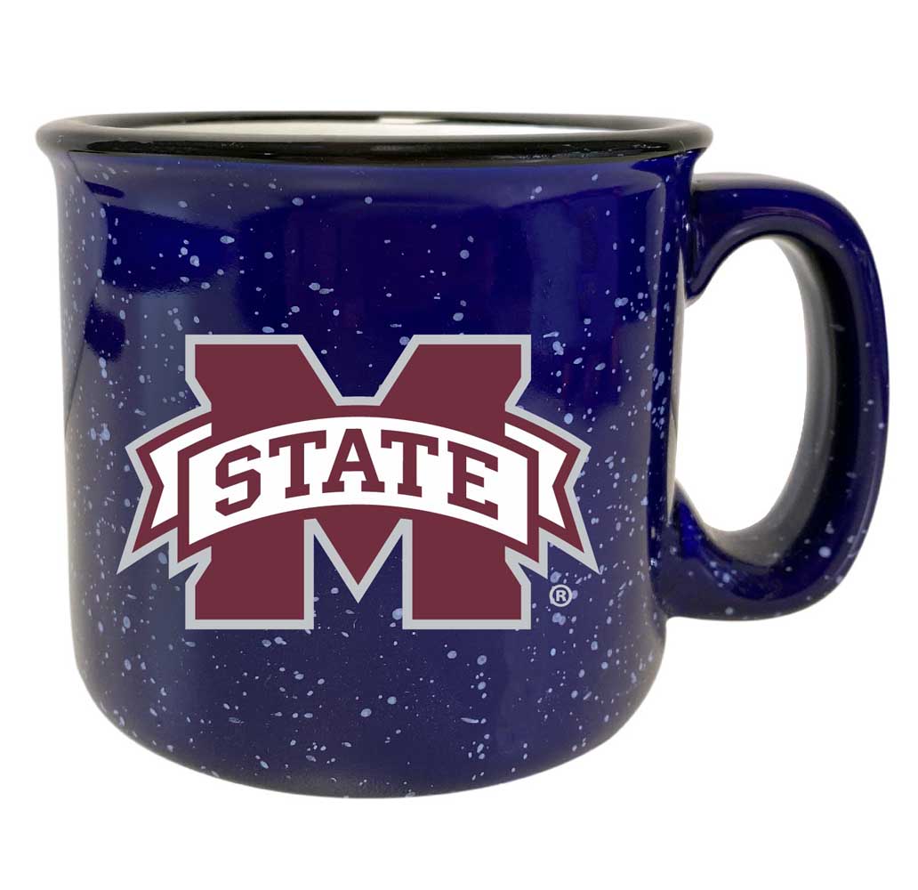 Mississippi State Bulldogs Speckled Ceramic Camper Coffee Mug - Choose Your Color