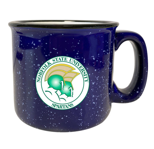 Norfolk State University 8 oz Speckled Ceramic Camper Coffee Mug White (White).