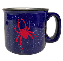 Load image into Gallery viewer, Richmond Spiders Speckled Ceramic Camper Coffee Mug - Choose Your Color
