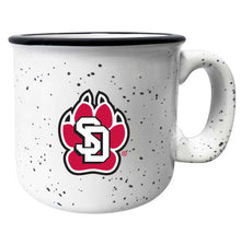 Load image into Gallery viewer, South Dakota Coyotes Speckled Ceramic Camper Coffee Mug - Choose Your Color
