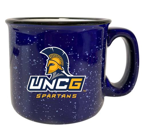 North Carolina Greensboro Spartans Speckled Ceramic Camper Coffee Mug - Choose Your Color