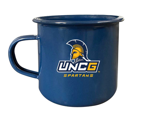 North Carolina Greensboro Spartans NCAA Tin Camper Coffee Mug - Choose Your Color