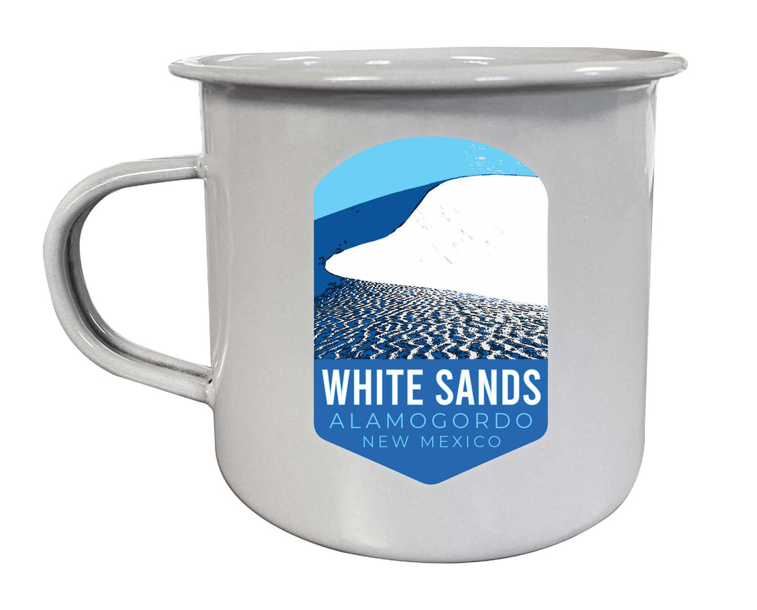 White Sands Alamogordo New Mexico 16 oz Gray Tin Camper Mug Choice of Design