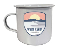 Load image into Gallery viewer, White Sands Alamogordo New Mexico 16 oz Gray Tin Camper Mug Choice of Design
