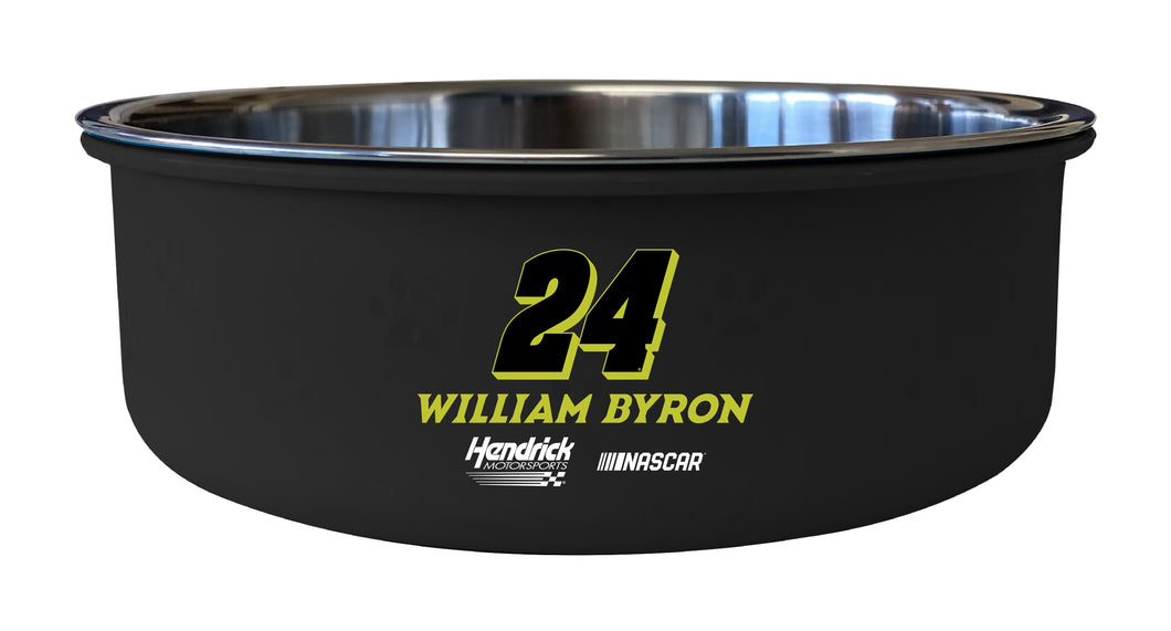 #24 William Byron Officially Licensed 5x2.25 Pet Bowl