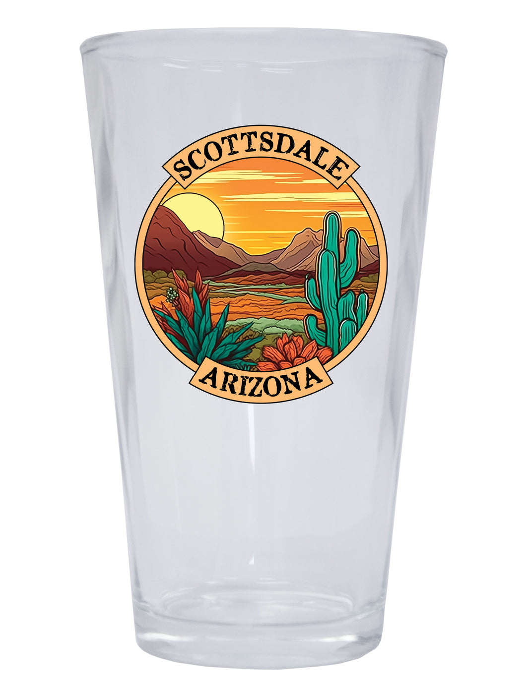 Scottsdale Arizona Souvenir 16 oz Pint Glass