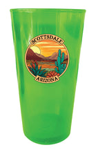 Load image into Gallery viewer, Scottsdale Arizona Souvenir Plastic 16 oz pint Blue
