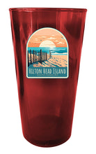 Load image into Gallery viewer, Hilton Head Island Souvenir Plastic 16 oz pint Green
