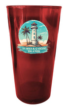 Load image into Gallery viewer, Turks And Caicos Souvenir Plastic 16 oz pint Green
