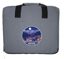 Load image into Gallery viewer, Aspen Snowmass Colorado Design B Souvenir Destination Seat Cushion Maroon
