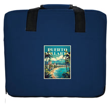 Load image into Gallery viewer, Puerto Vallarta Mexico Design C Souvenir Destination Seat Cushion Red
