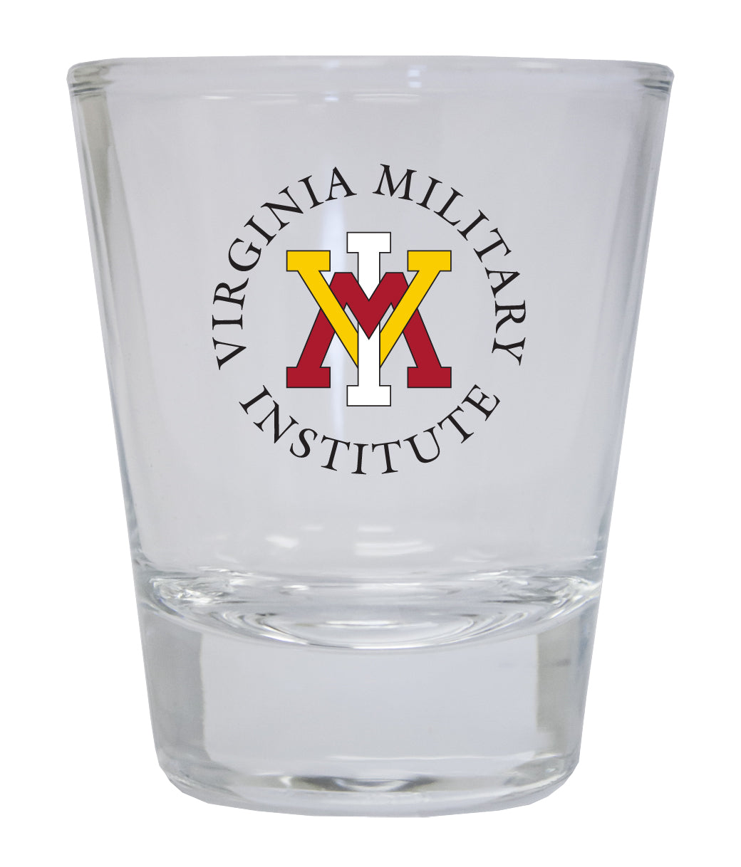 VMI Keydets NCAA Legacy Edition 2oz Round Base Shot Glass Clear 4-Pack