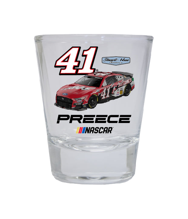 #41 Ryan Preece NASCAR Officially Licensed Round Shot Glass