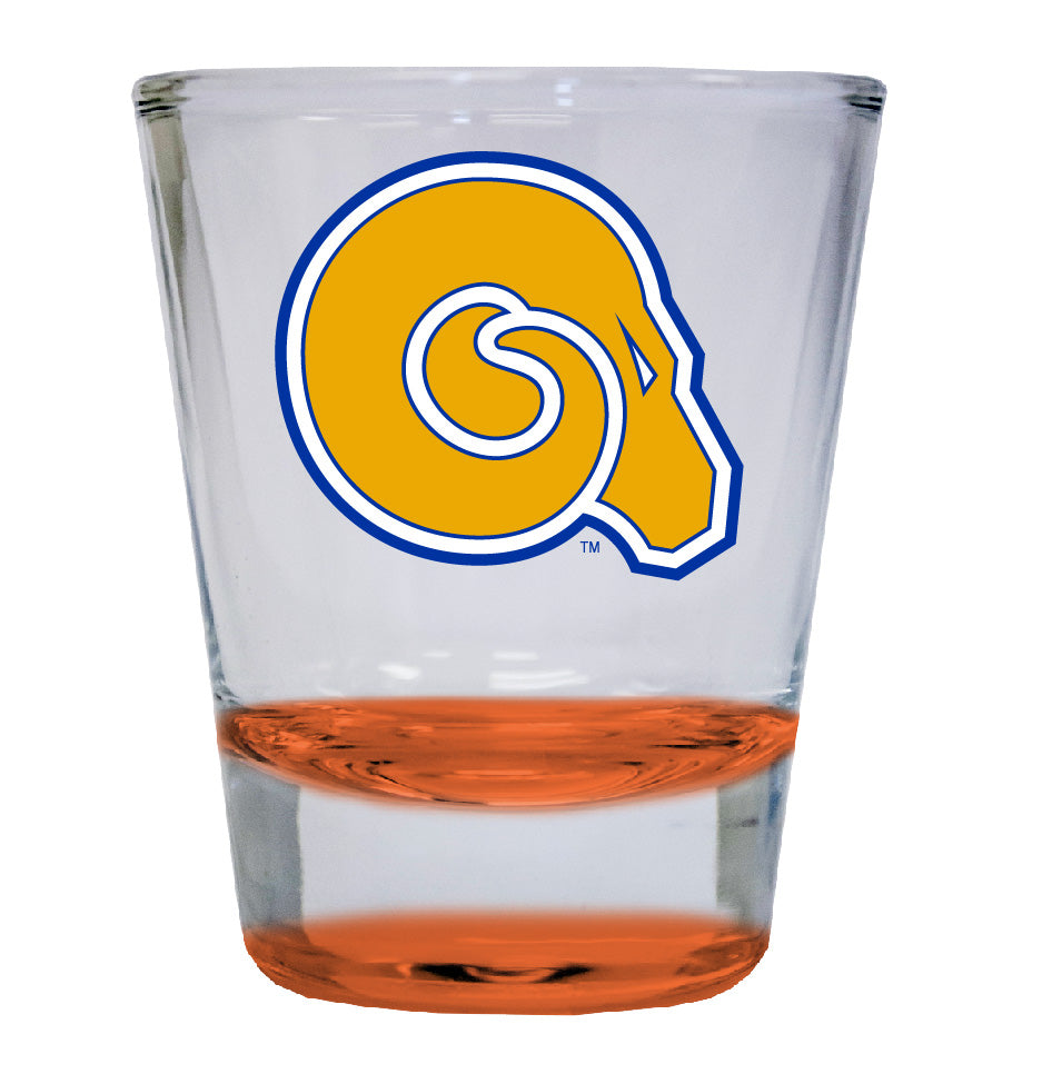 Albany State University NCAA Legacy Edition 2oz Round Base Shot Glass Orange