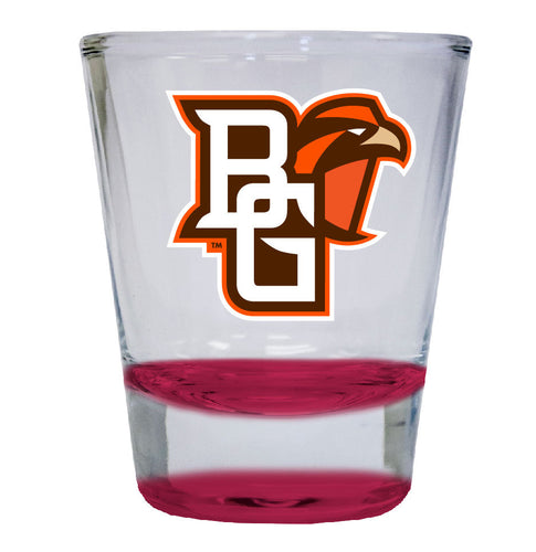 Bowling Green Falcons NCAA Legacy Edition 2oz Round Base Shot Glass Red