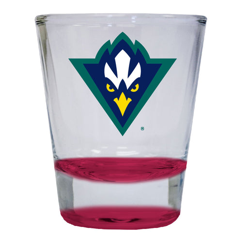 North Carolina Wilmington Seahawks NCAA Legacy Edition 2oz Round Base Shot Glass Red