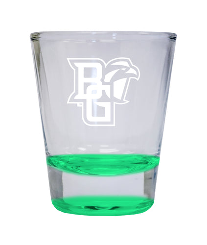 NCAA Bowling Green Falcons Collector's 2oz Laser-Engraved Spirit Shot Glass Green