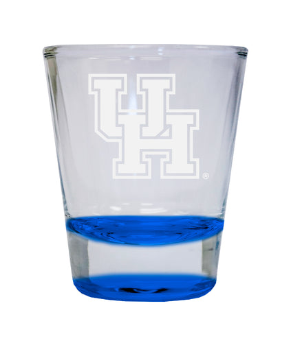 NCAA University of Houston Collector's 2oz Laser-Engraved Spirit Shot Glass Blue