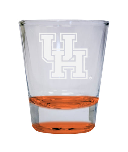 NCAA University of Houston Collector's 2oz Laser-Engraved Spirit Shot Glass Orange