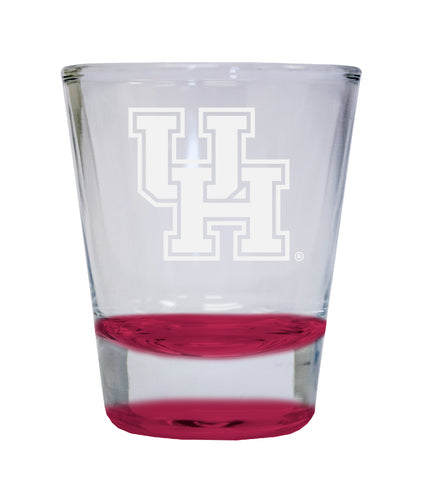 NCAA University of Houston Collector's 2oz Laser-Engraved Spirit Shot Glass Red