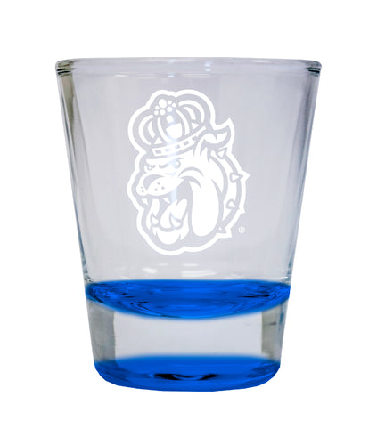 NCAA James Madison Dukes Collector's 2oz Laser-Engraved Spirit Shot Glass Blue