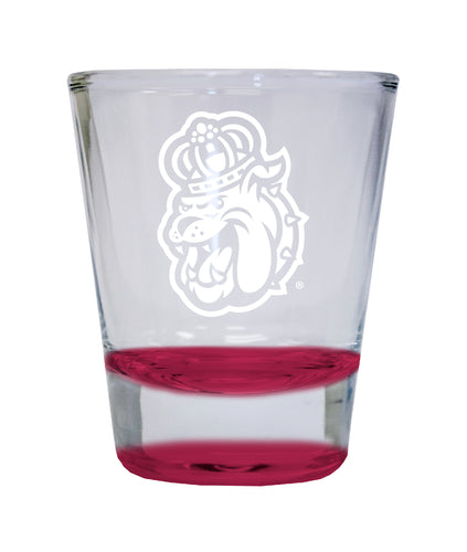 NCAA James Madison Dukes Collector's 2oz Laser-Engraved Spirit Shot Glass Red