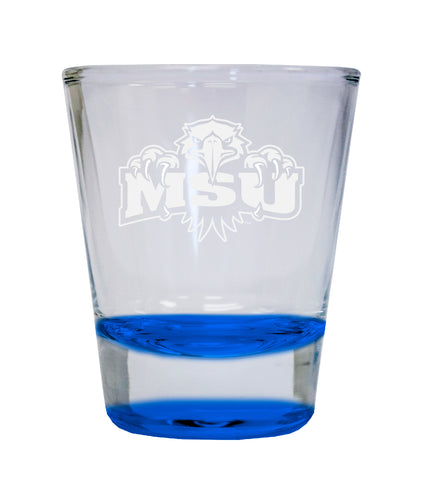 NCAA Morehead State University Collector's 2oz Laser-Engraved Spirit Shot Glass Blue