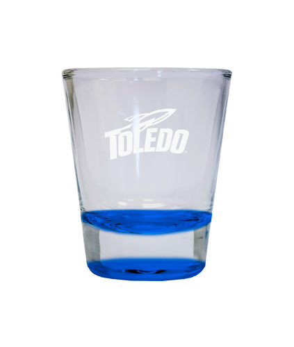 NCAA Toledo Rockets Collector's 2oz Laser-Engraved Spirit Shot Glass Blue