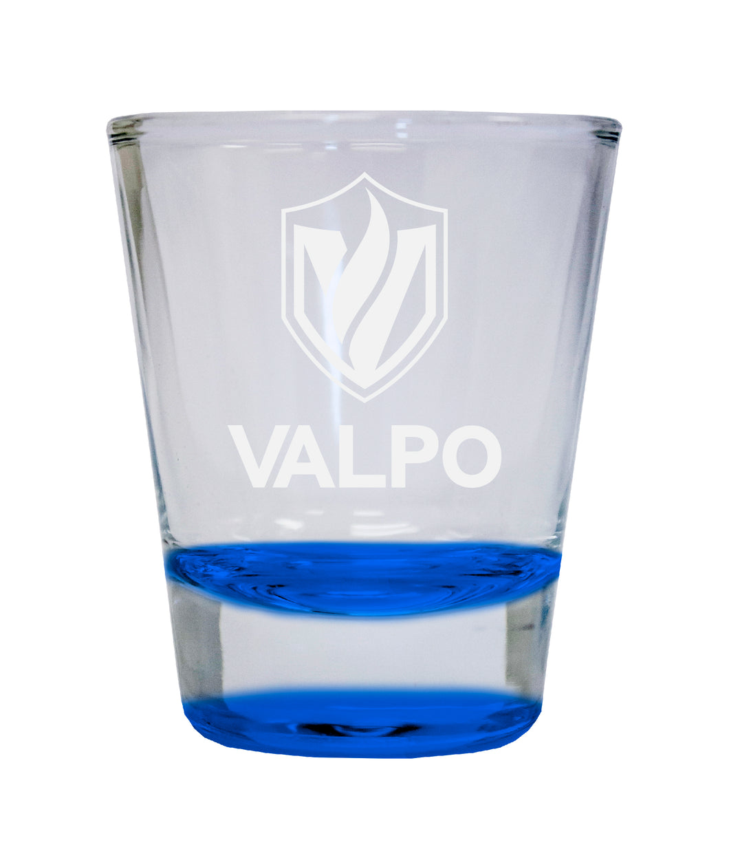 NCAA Valparaiso University Collector's 2oz Laser-Engraved Spirit Shot Glass Blue