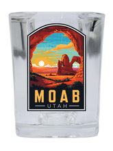 Load image into Gallery viewer, Moab Utah Souvenir 2.5 Ounce Shot Glass Square
