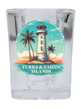 Load image into Gallery viewer, Turks And Caicos Souvenir 2.5 Ounce Shot Glass Square
