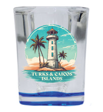 Load image into Gallery viewer, Turks And Caicos Souvenir 2.5 Ounce Shot Glass Square
