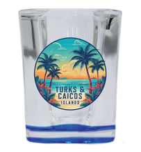 Load image into Gallery viewer, Turks And Caicos Souvenir 2.5 Ounce Shot Glass Square
