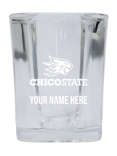 NCAA California State University, Chico Personalized 2oz Stemless Shot Glass - Custom Laser Etched 