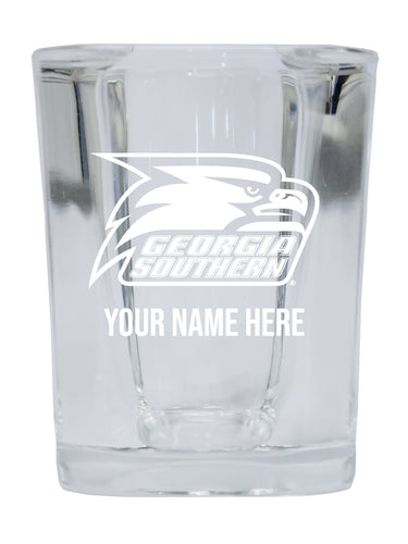 NCAA Georgia Southern Eagles Personalized 2oz Stemless Shot Glass - Custom Laser Etched 