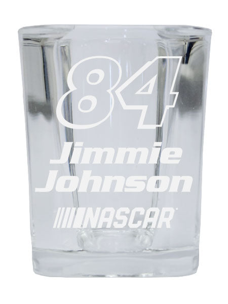 #84 Jimmie Johnson NASCAR Officially Licensed Square Shot Glass