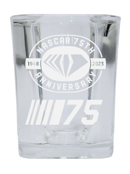 NASCAR 75 Year Anniversary Officially Licensed Square Shot Glass