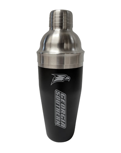 Georgia Southern Eagles NCAA Official 24 oz Engraved Stainless Steel Cocktail Shaker | College Team Spirit Drink Mixer