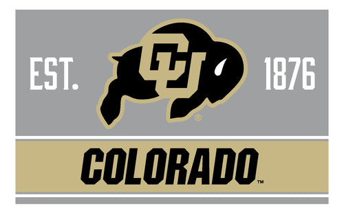 Colorado Buffaloes Wood Sign with Frame