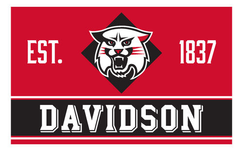 Davidson College Wood Sign with Frame