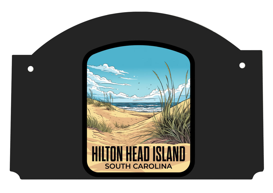 Hilton Head Island Design A Souvenir Wood sign flat with string