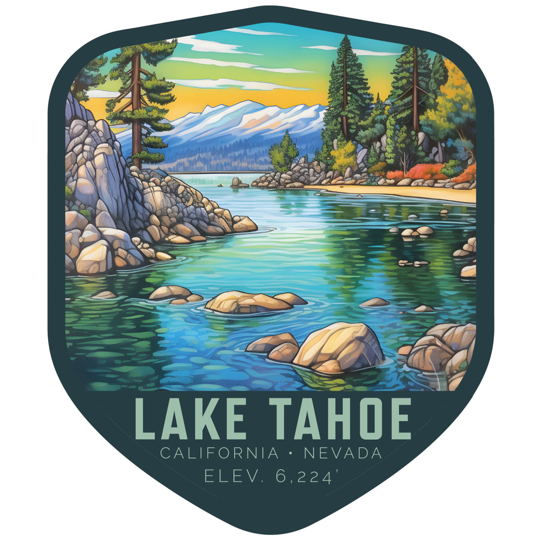 Lake Tahoe California B Souvenir Memories Durable Vinyl Decal Sticker