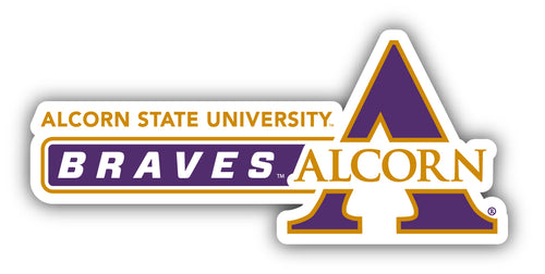 Alcorn State Braves 4-Inch Wide NCAA Durable School Spirit Vinyl Decal Sticker