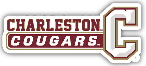 College of Charleston 4-Inch Wide NCAA Durable School Spirit Vinyl Decal Sticker